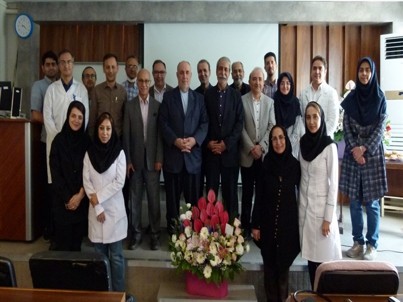 تودیع و معارفه مدیرگروه داخلی قلب و عروق