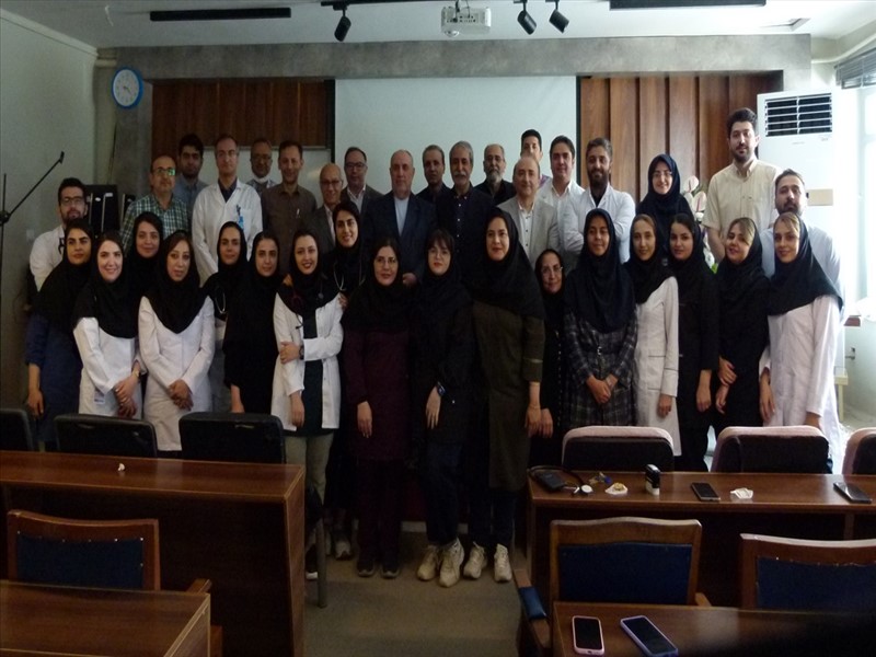 تودیع و معارفه مدیرگروه داخلی قلب و عروق